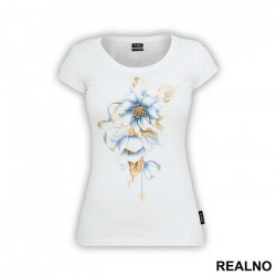 Blue Flowers - Art - Majica