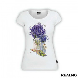 Lavender In A Jar - Art - Majica