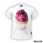 Purple Cupcake - Art - Majica