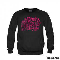 Books Are My Love Language - Pink - Books - Čitanje - Knjige - Duks Books Are My Love Language - Pink - Books - Čitanje - Knjige - Duks