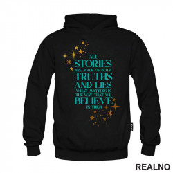 All Stories Are Made Of Both Truths And Lies What Matters Is The Way That We Believe In Them - Green Stars - Books - Čitanje - Knjige - Duks All Stories Are Made Of Both Truths And Lies What Matters Is The Way That We Believe In Them - Green Stars - Books - Čitanje - Knjige - Duks