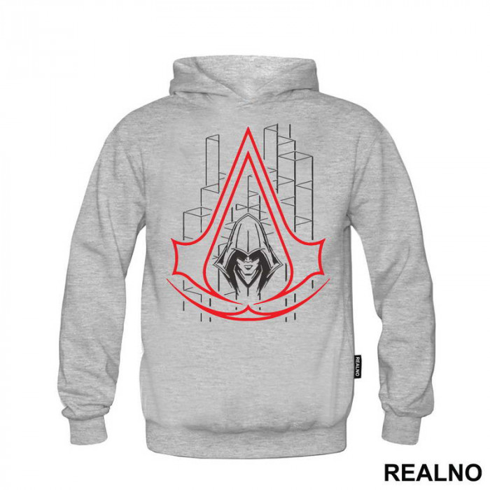 Red Hood And Grey Shapes - Assassin's Creed - Duks
