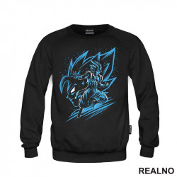 Blue Lines And Shapes - Goku - Dragon Ball - Duks