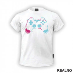 Joystick - Colors - Games - Geek - Majica