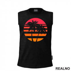 Palm Trees - Colors - Nature - Majica