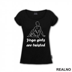 Yoga Girls Are Twisted - Trening - Majica Yoga Girls Are Twisted - Trening - Majica