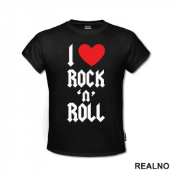 I Love Rock 'n' Roll - Red Heart - Muzika - Majica