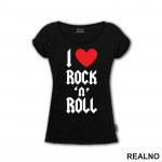 I Love Rock 'n' Roll - Red Heart - Muzika - Majica