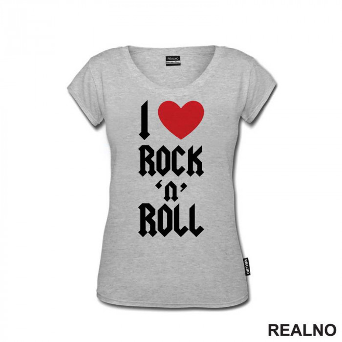 I Love Rock 'n' Roll - Red Heart - Muzika - Majica