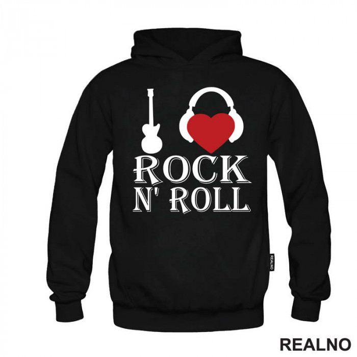 I Love Rock N' Roll - Guitar And Headphones - Muzika - Duks