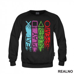 Eat, Play, Sleep, Repeat - Colors - Geek - Duks