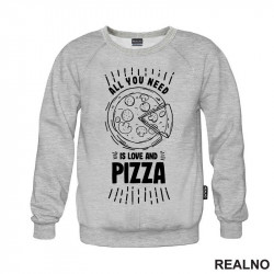 All You Need Is Love And Pizza - Hrana - Food - Duks