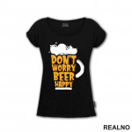 Don't Worry Beer Happy - Glass - Humor - Majica