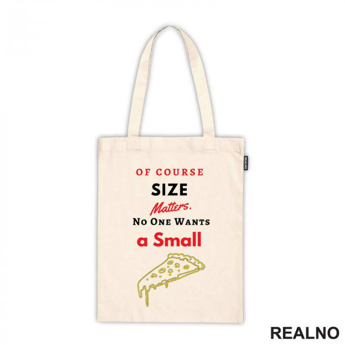 Of Course Size Matters. No One Wants A Small Pizza - Hrana - Food - Ceger