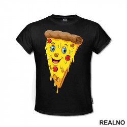 Smiling Pizza - Hrana - Food - Majica