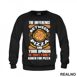 The Difference And Your Opinion Is That I Only Asked For Pizza - Hrana - Food - Duks The Difference And Your Opinion Is That I Only Asked For Pizza - Hrana - Food - Duks