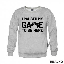 I Paused My Game To Be Here - Geek - Duks