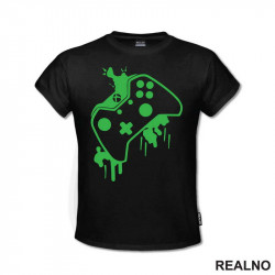 Green Joystick - Gamer - Geek - Majica