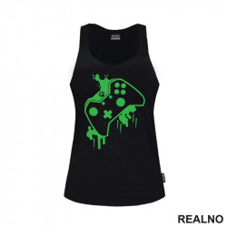 Green Joystick - Gamer - Geek - Majica