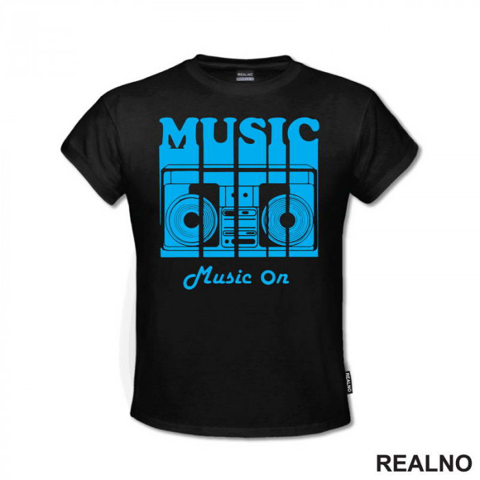 Music On - Muzika - Majica