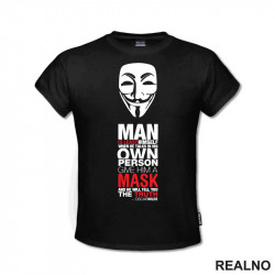 Give Him A Mask - Oscar Wilde - V for Vendetta - Filmovi - Majica Give Him A Mask - Oscar Wilde - V for Vendetta - Filmovi - Majica