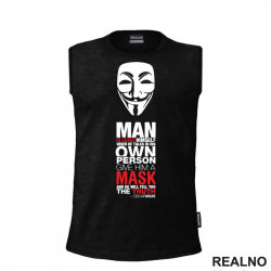 Give Him A Mask - Oscar Wilde - V for Vendetta - Filmovi - Majica Give Him A Mask - Oscar Wilde - V for Vendetta - Filmovi - Majica