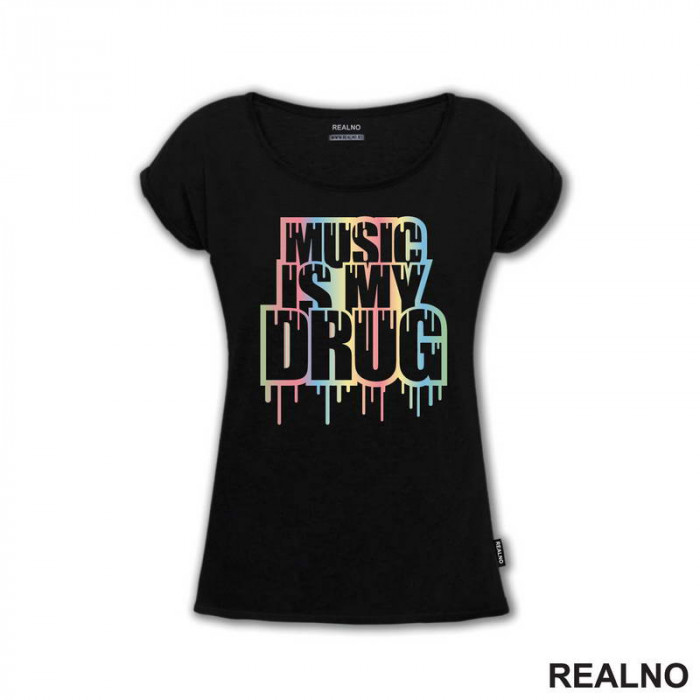 Mysic Is My Drug - Colors - Muzika - Majica