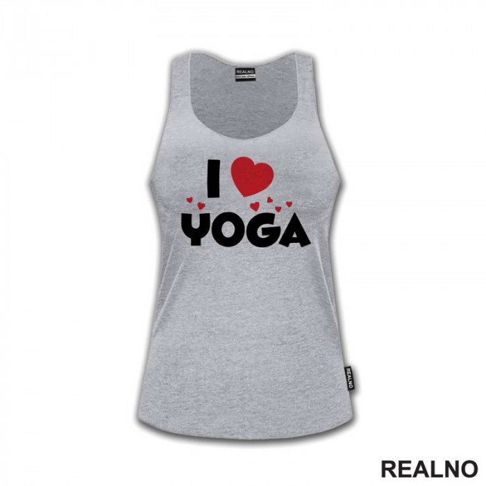 I Love Yoga - Trening - Majica