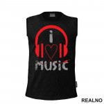 I Love Music - Cord Heart - Muzika - Majica