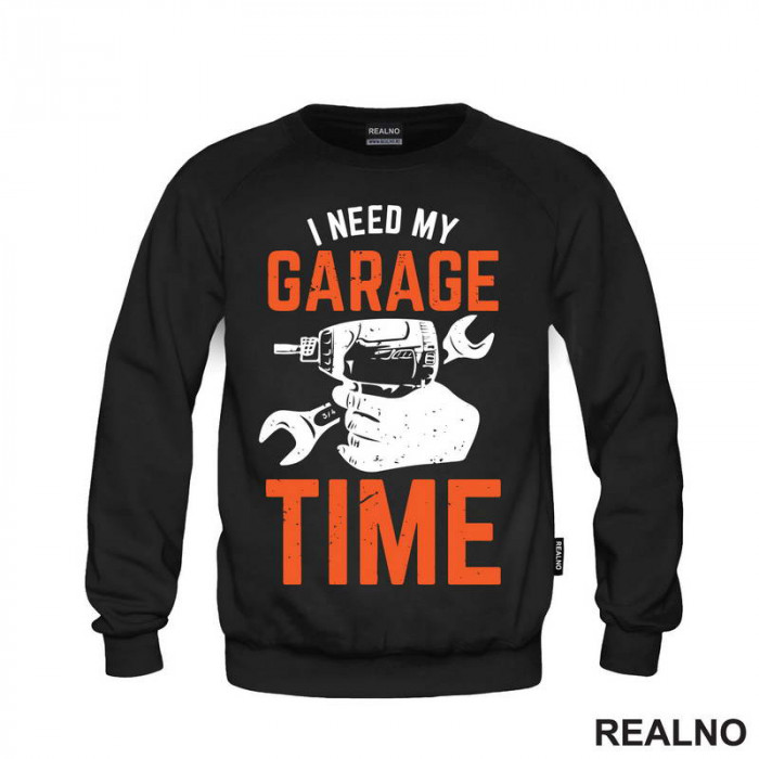 I Need My Garage Time - Orange - Radionica - Majstor - Duks