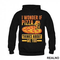 I Wonder If Pizza Thinks About Me Too - Yellow And Orange - Hrana - Food - Duks I Wonder If Pizza Thinks About Me Too - Yellow And Orange - Hrana - Food - Duks