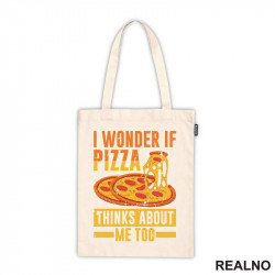I Wonder If Pizza Thinks About Me Too - Yellow And Orange - Hrana - Food - Ceger