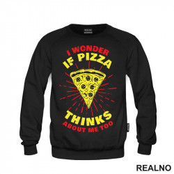 I Wonder If Pizza Thinks About Me Too - Red Lines - Hrana - Food - Duks