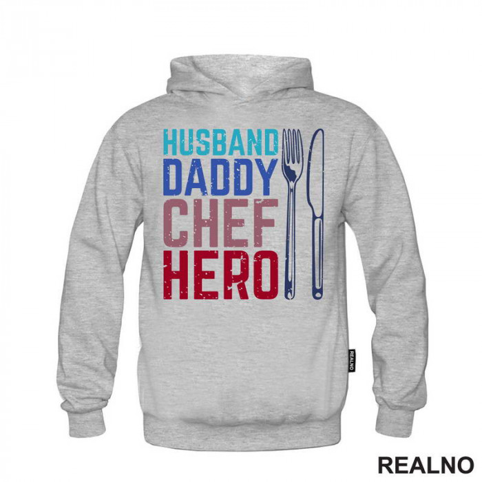 Husband, Daddy, Chef, Hero - Hrana - Food - Duks