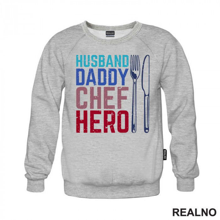 Husband, Daddy, Chef, Hero - Hrana - Food - Duks