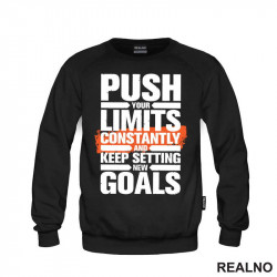 Push Your Limits Constantly And Keep Setting New Goals - Motivation - Quotes - Duks Push Your Limits Constantly And Keep Setting New Goals - Motivation - Quotes - Duks