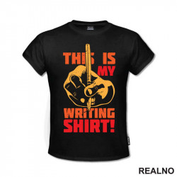 This Is My Writing Shirt! - Orange - Books - Čitanje - Majica