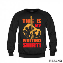 This Is My Writing Shirt! - Orange - Books - Čitanje - Duks This Is My Writing Shirt! - Orange - Books - Čitanje - Duks