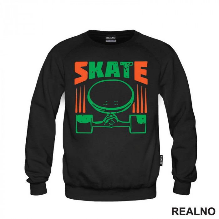 Skate - Green And Orange - Sport - Duks