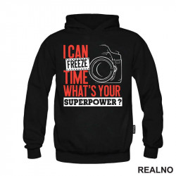 I Can Freeze Time. What's Your Superpower? - Red Outlines - Photography - Duks I Can Freeze Time. What's Your Superpower? - Red Outlines - Photography - Duks