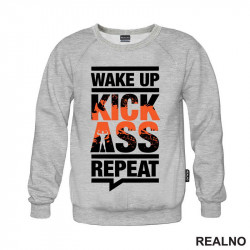 Wake Up, Kick Ass, Repeat - Motivation - Quotes - Duks Wake Up, Kick Ass, Repeat - Motivation - Quotes - Duks