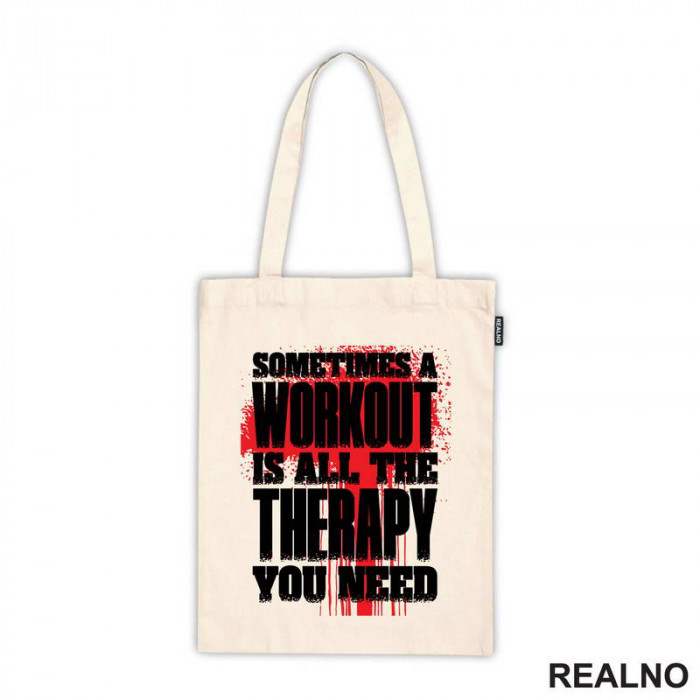 Sometimes A Workout Is All The Therapy You Need - Red - Trening - Ceger