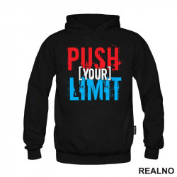 Push Your Limit - Red And Blue - Motivation - Quotes - Duks Push Your Limit - Red And Blue - Motivation - Quotes - Duks
