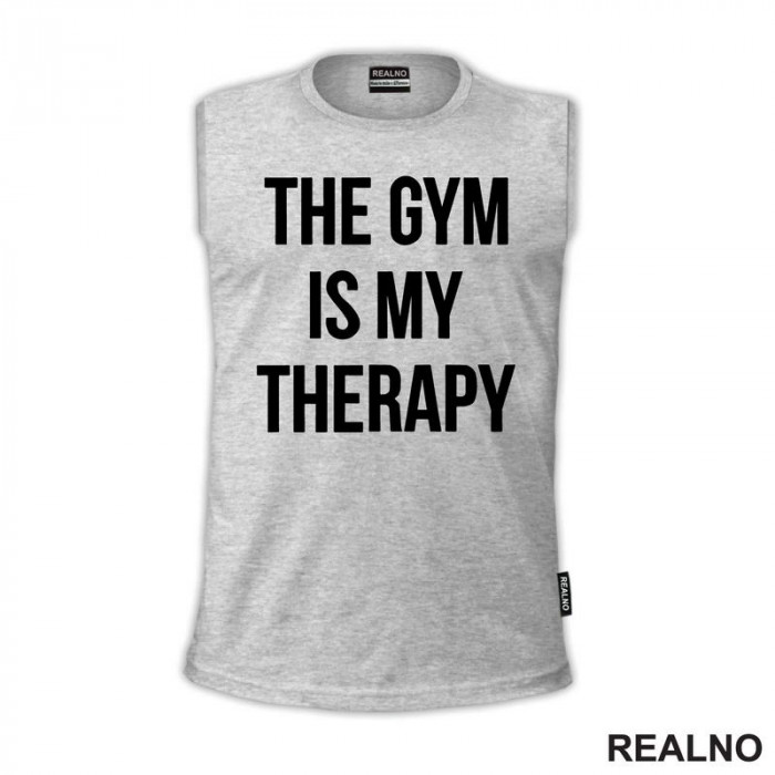 The Gym Is My Therapy - Trening - Majica