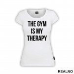 The Gym Is My Therapy - Trening - Majica