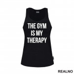 The Gym Is My Therapy - Trening - Majica