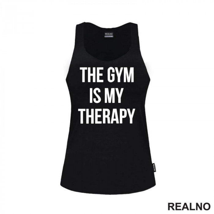 The Gym Is My Therapy - Trening - Majica The Gym Is My Therapy - Trening - Majica