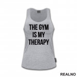 The Gym Is My Therapy - Trening - Majica