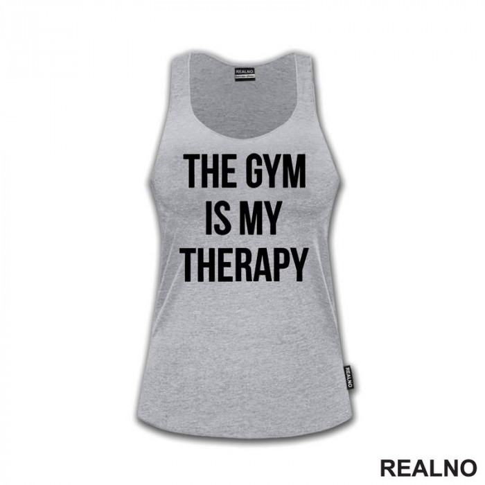 The Gym Is My Therapy - Trening - Majica