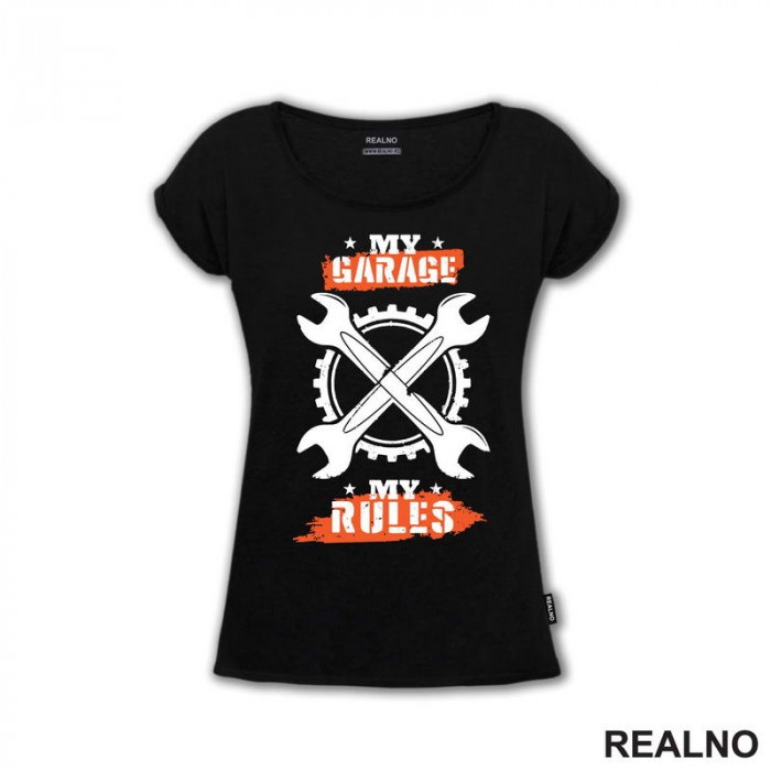 My Garage, My Rules - Orange - Radionica - Majstor - Majica